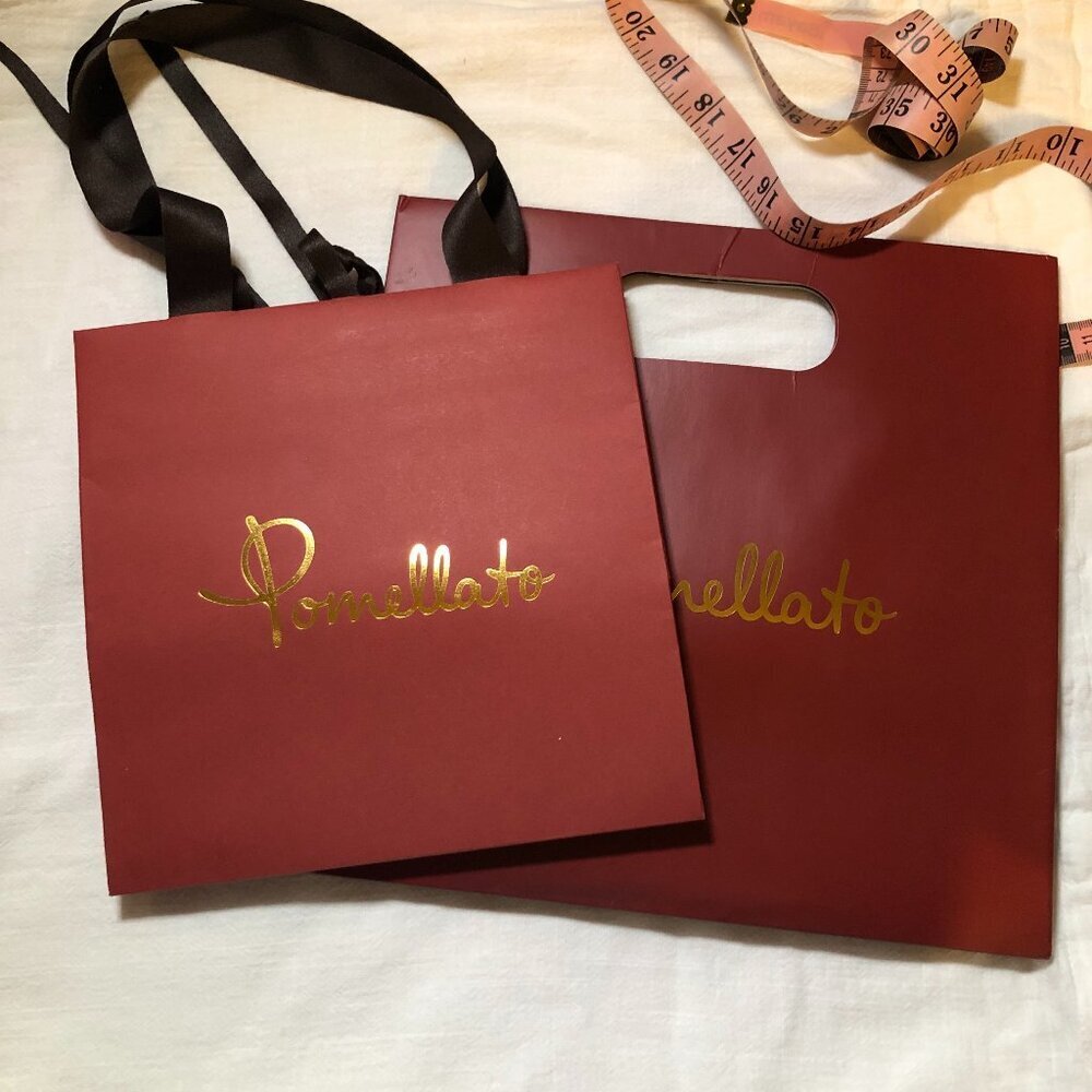 POMELLATO Gift /Shopping Bag Luxury Italian(MILAN) Jewelry Brand Bundle 2